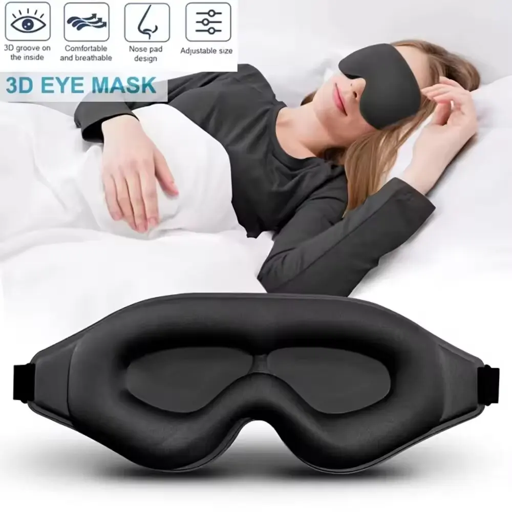 Sleep Eye Mask 3D - 3D-Augenmaske, Komfortable & Atmungsaktive Schlafmaske mit