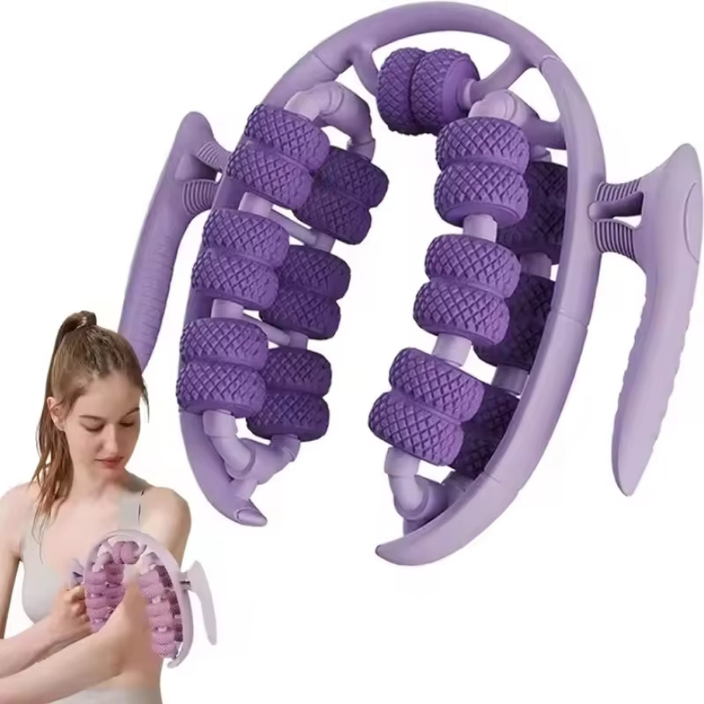 Foam Roller Trigger Point - 1 Stück 26 Rad Ringförmiges Beinklemmmassagegerät