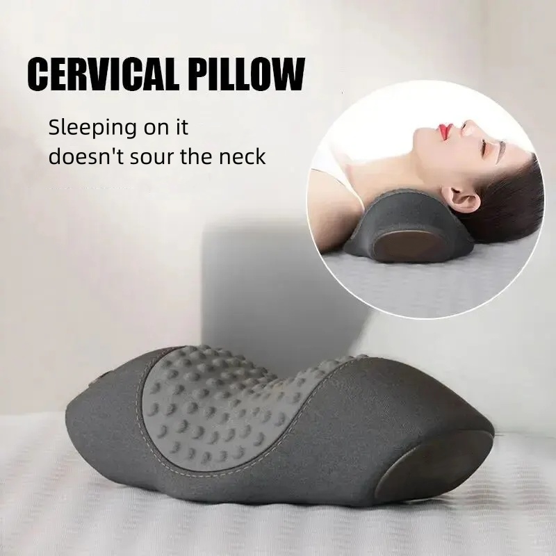 Neck Traction Pillow - Nackenmassagekissen, elektrische Massage, heiße Kompresse, Vibrationsmassage,