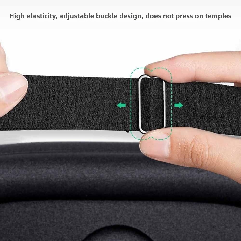 Sleep Eye Mask 3D - Atmungsaktive 3D-Schlafmaske mit langsamem Rückprall, weiche,