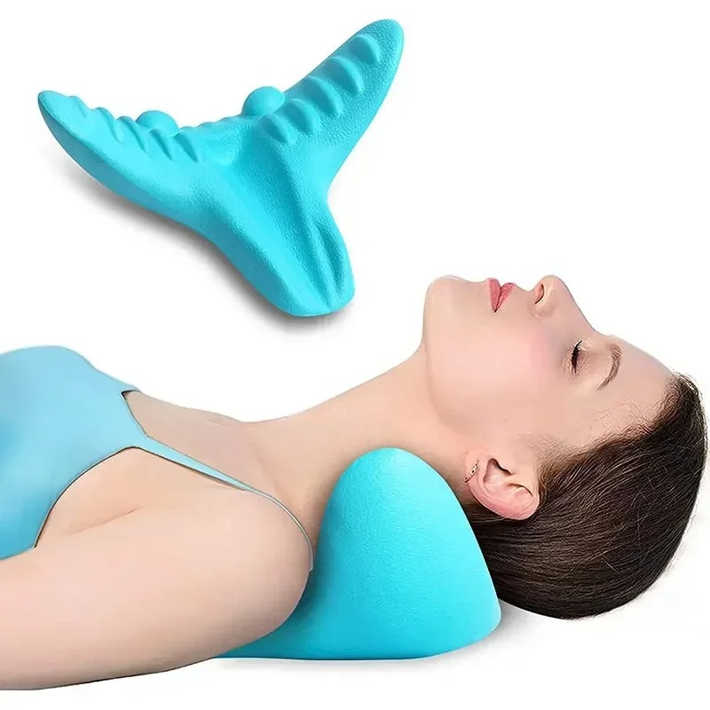 Neck Traction Pillow - Nacken- und Schulterentspanner, Zervikales Traktionsgerät, Akupressur,