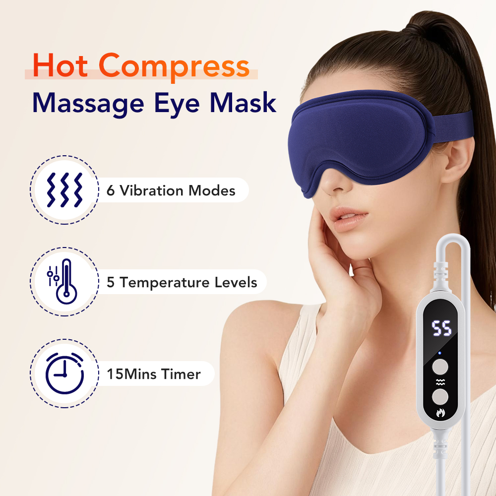 Elektrische Dampf-Augenmaske,  – Sleep Eye Mask 3D Bewertung und Preis