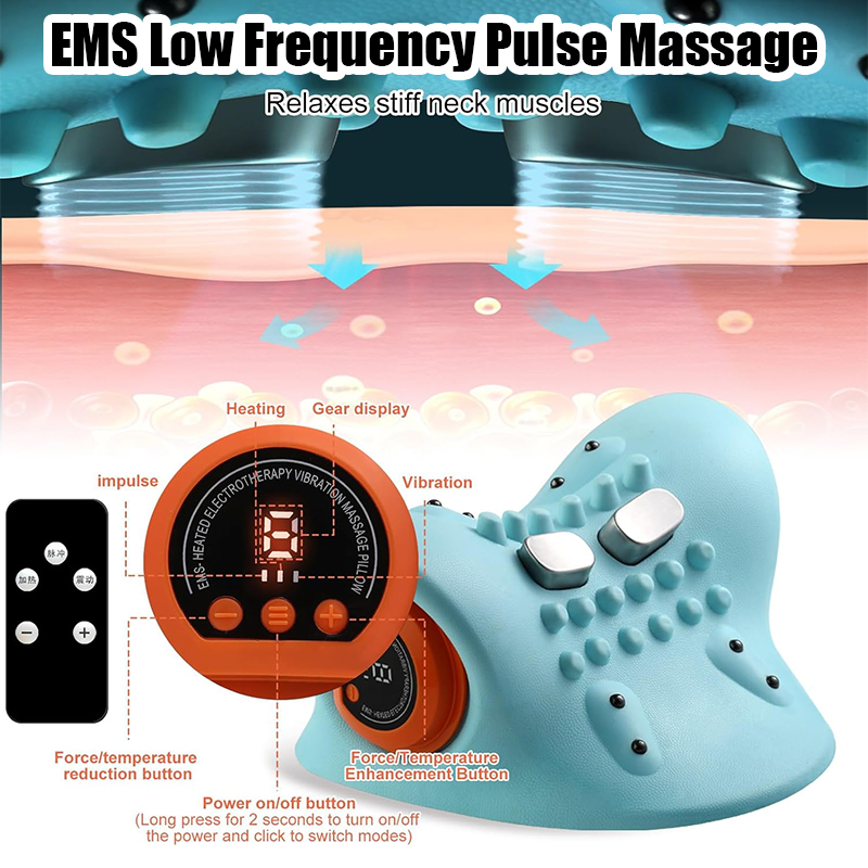 Elektrisches Zervikalmassagege – Neck Traction Pillow Bewertung und Preis