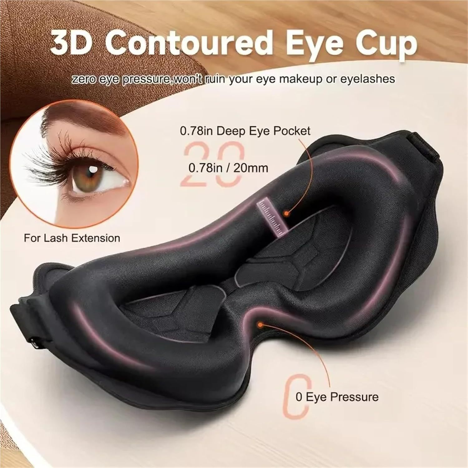 3D-Schlafmaske, Lichtblockiere – Sleep Eye Mask 3D Bewertung und Preis