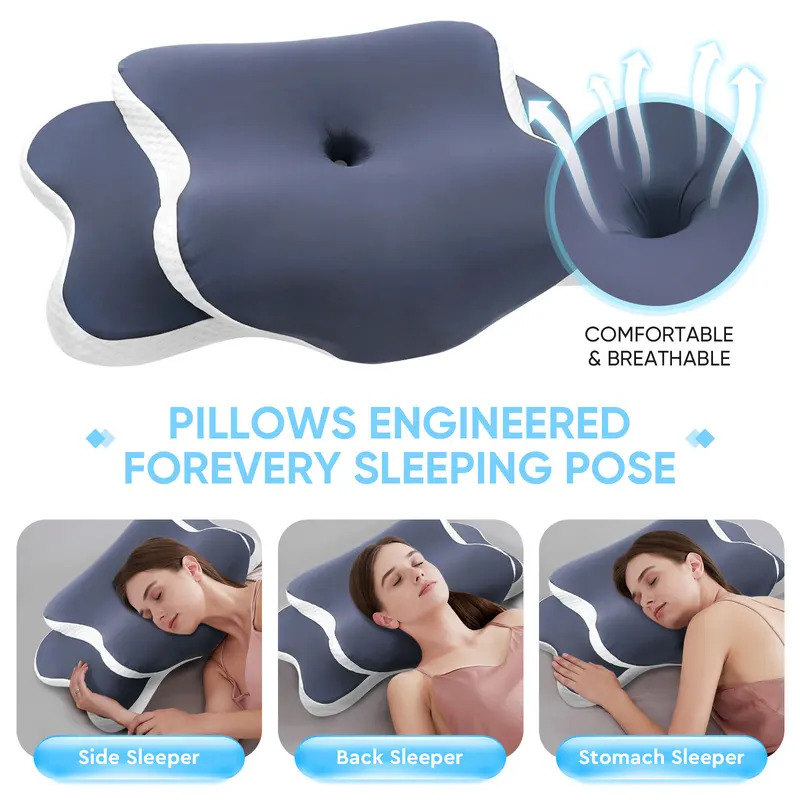 Memory-Schaum-Kissen, Nackenki – Neck Traction Pillow Bewertung und Preis
