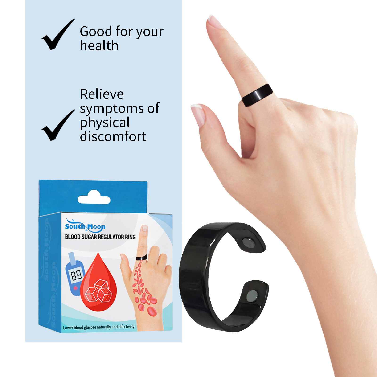 Tragbarer Wellness-Ring für de – Wellness Health. Ring Bewertung und Preis