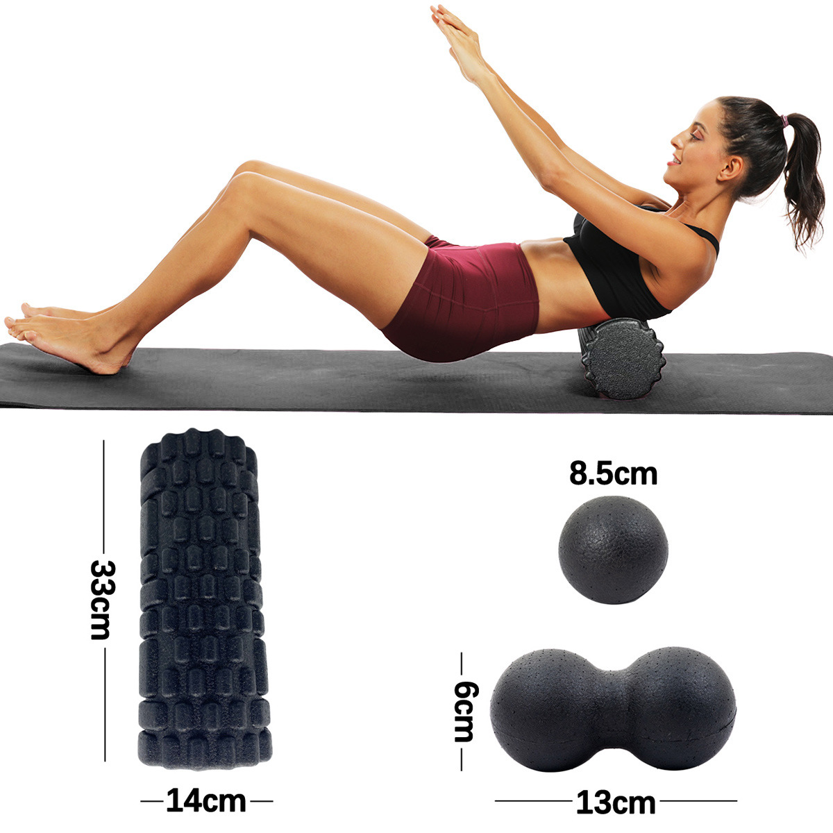 3Pcs Yoga Roller Massage Erdnu – Foam Roller Trigger Point Bewertung und Preis