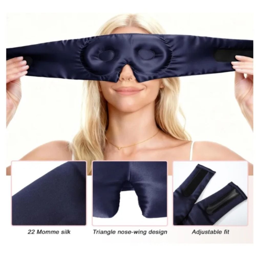 Neue Verstellbare Seiden-Schla – Sleep Eye Mask 3D Bewertung und Preis